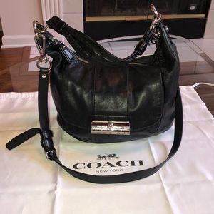 COACH Kristin Leather Hobo Handbag